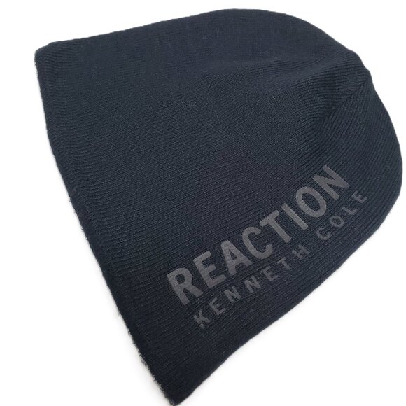 Kenneth Cole Reaction Men's Beanie Black One-Size - Picture 2 of 3